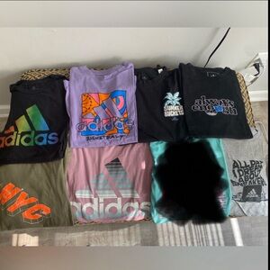 Adidas tshirts (7 in bundle)